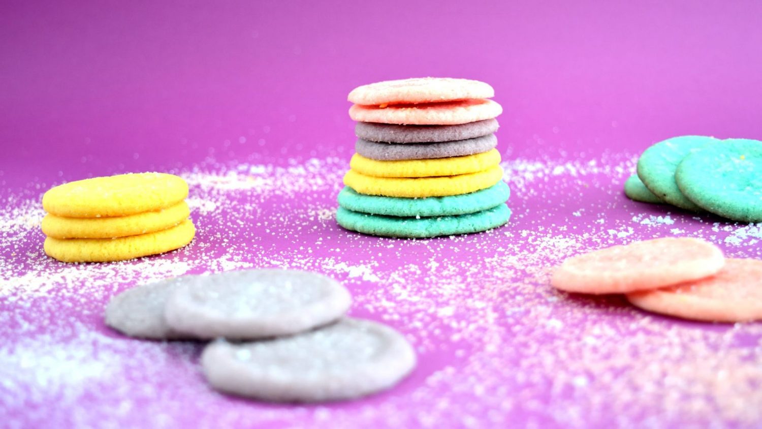 Πολύχρωμα ζελεδένια μπισκότα για παιδιά, πάρτυ και όχι μόνο