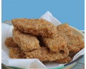 Τραγανές κοτομπουκιές στο φούρνο