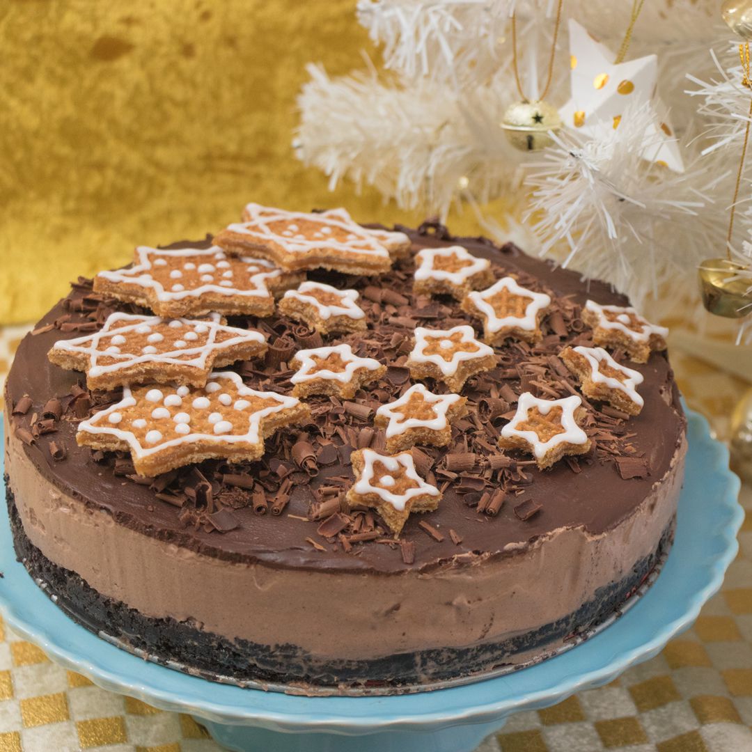 Σοκολατένιο γιορτινό Philadelphia cheesecake χωρίς ψήσιμο