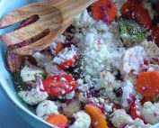 Χειμωνιάτικη σαλάτα με μπρόκολο και κουνουπίδι