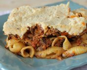 Ζυμαρικά στου φούρνο με vegan