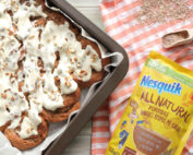 Ρολάκια με βρώμη μπανάνα και αμύγδαλα