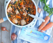 Ρεβίθια με καλαμαράκια και σπανάκι