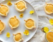 μπισκότα βαρκούλες με κρέμα λεμόνι