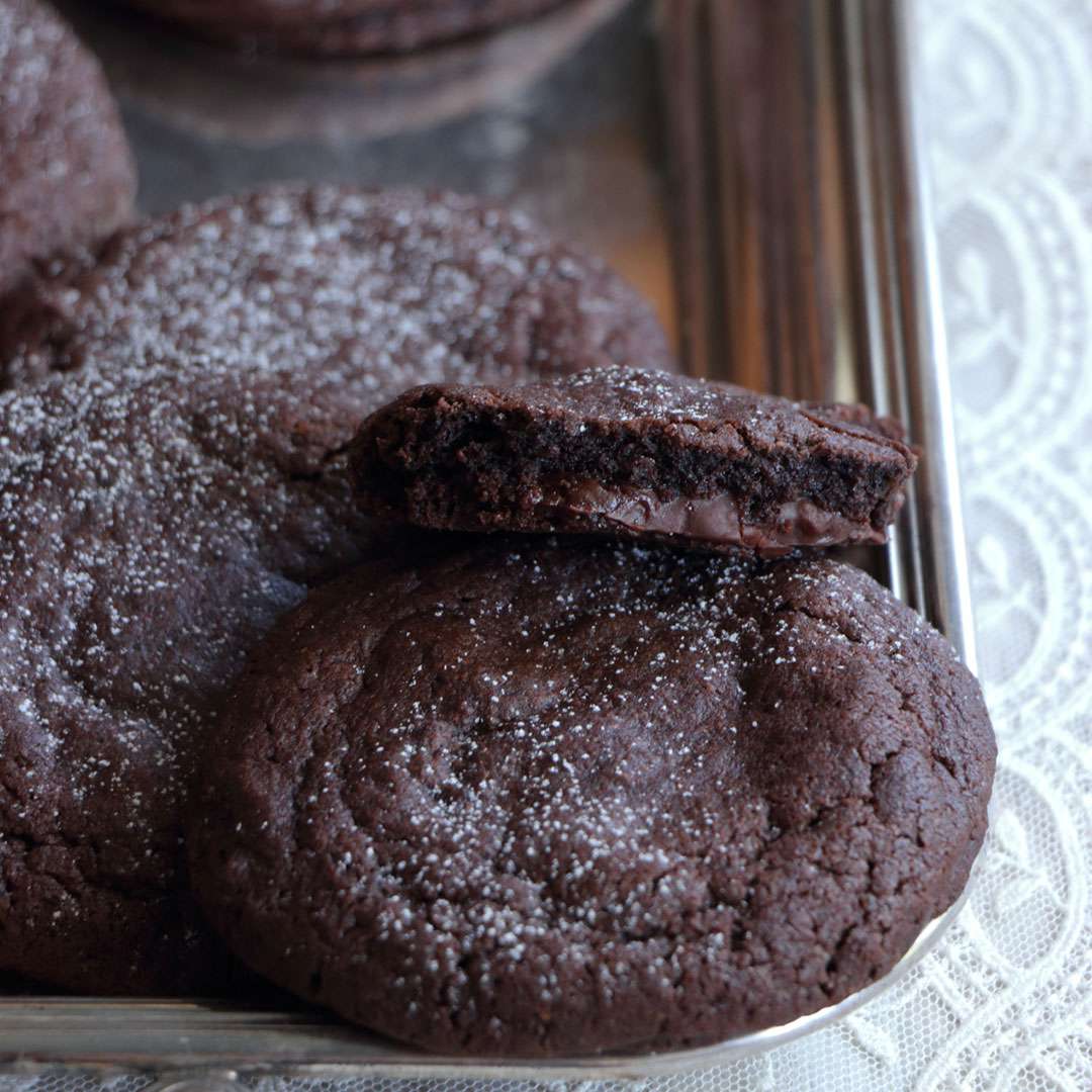 Σοκολατένια lava cookies