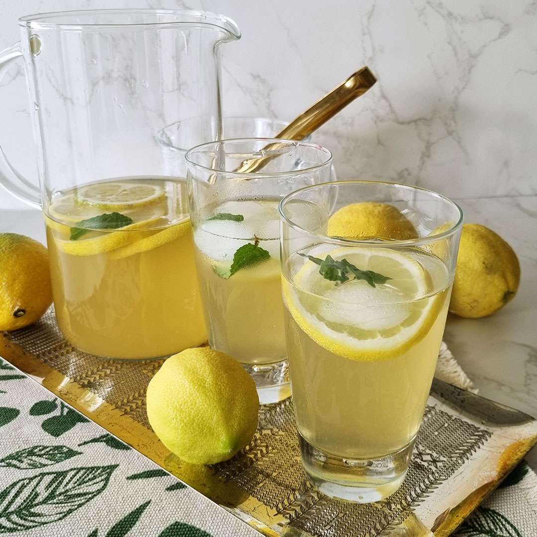 Σπιτικό Ice Tea Λεμόνι – χωρίς ζάχαρη