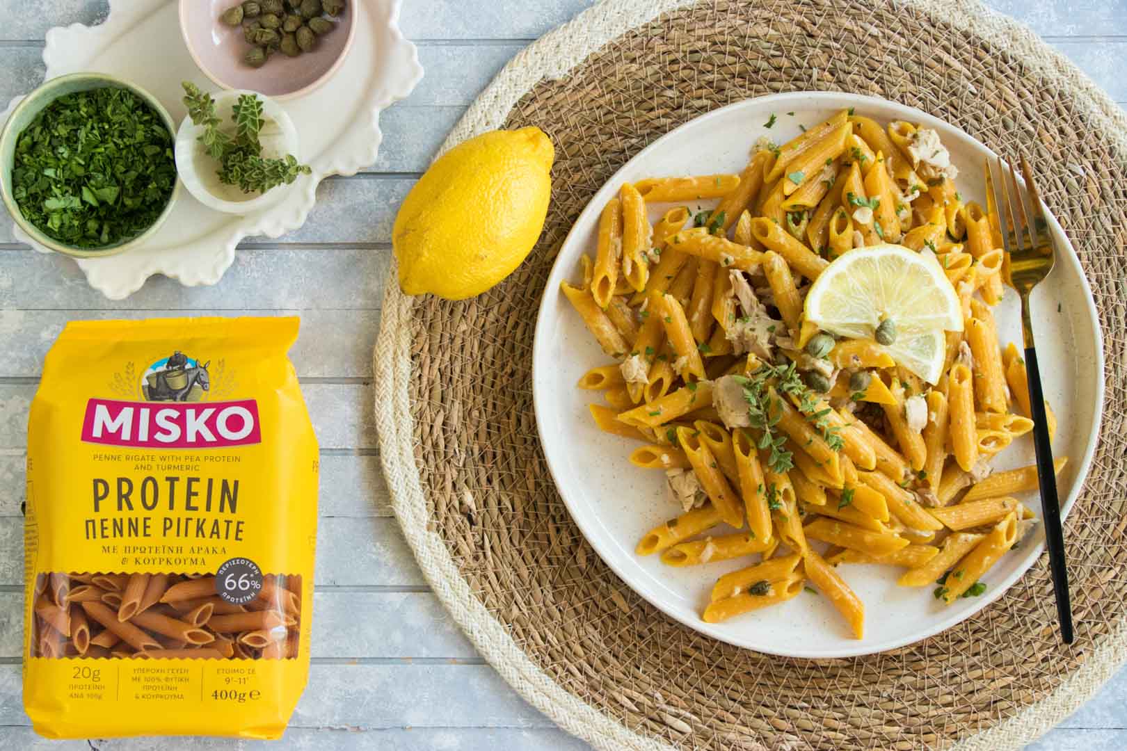 Ζυμαρικά με τόνο σε 10 λεπτά και boost πρωτεΐνης