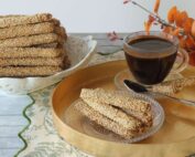 Κουλουράκια λαδιού με σουσάμι