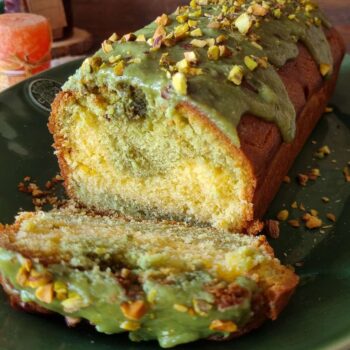 Marble κέικ φυστίκι - πορτοκάλι