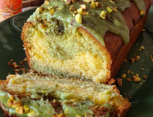 Marble κέικ φυστίκι – πορτοκάλι