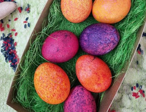 Βάψε τα αυγά με ρύζι