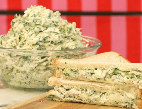 Πράσινη κοτοσαλάτα για σάντουϊτς & wraps