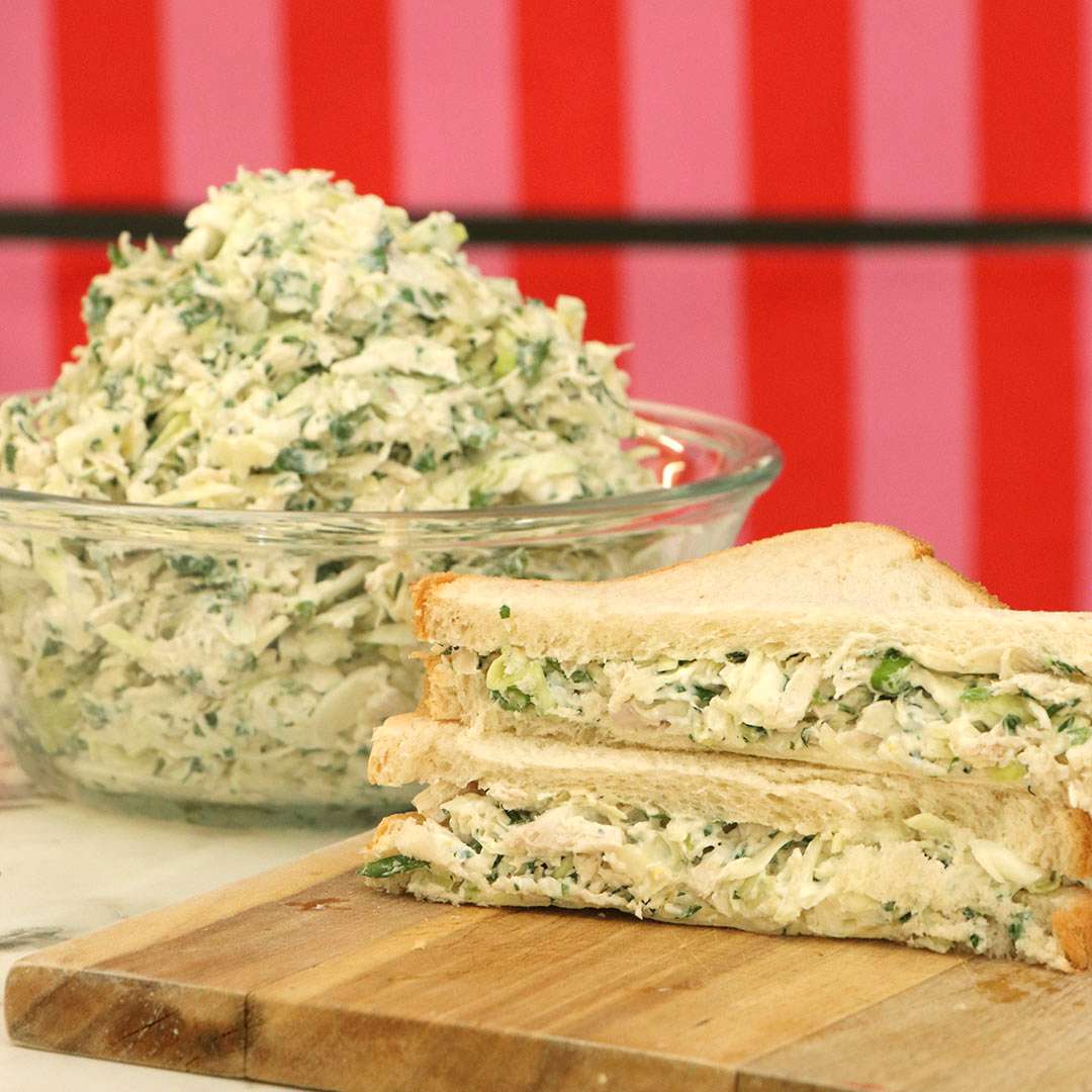 Πράσινη κοτοσαλάτα για σάντουϊτς & wraps