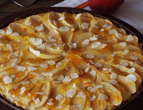 Τάρτα μήλου cheesecake