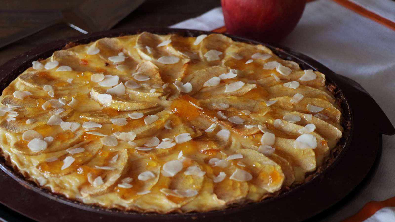 Τάρτα μήλου cheesecake